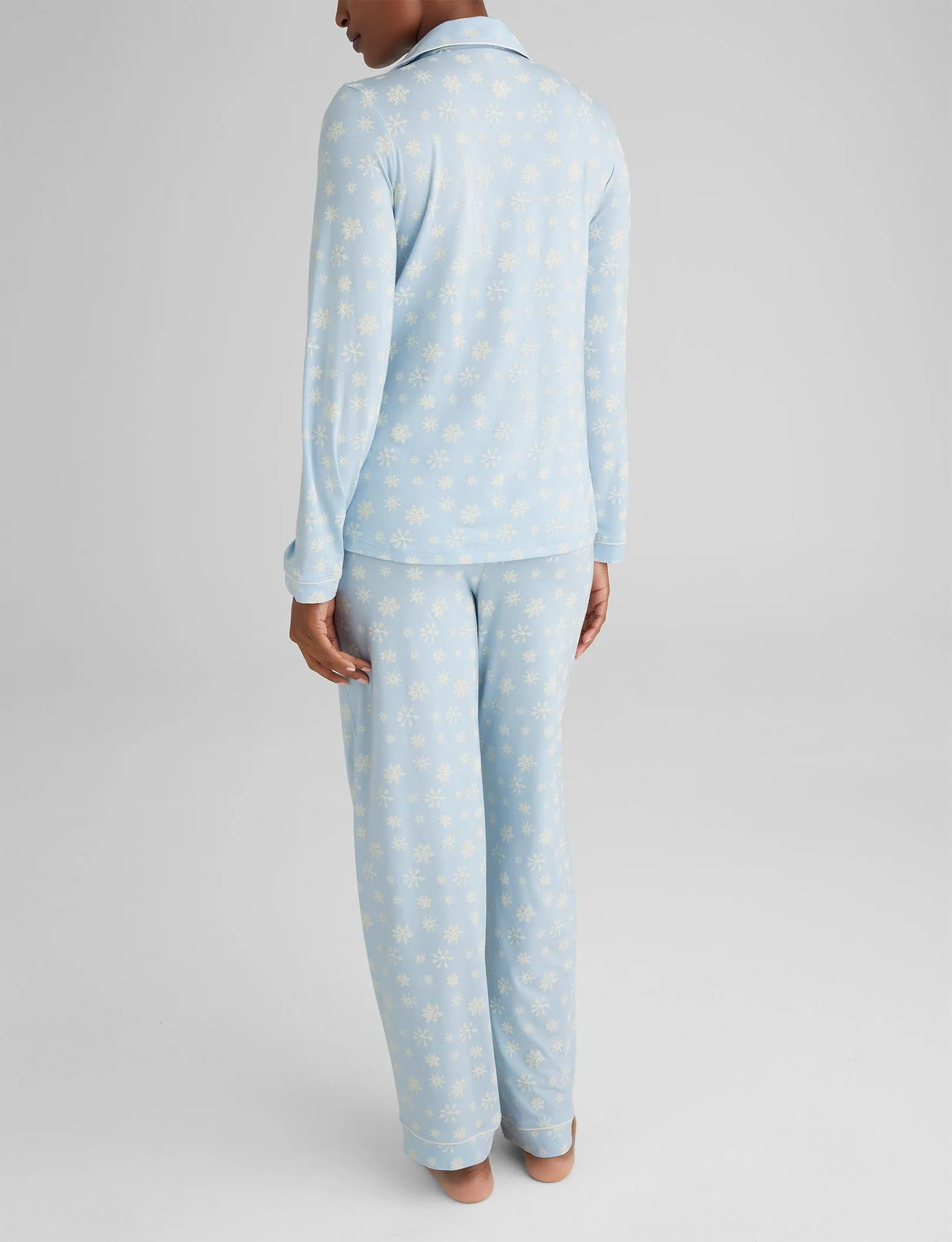 Women's Downtime Long Sleeve Pajama Top & Pant Set