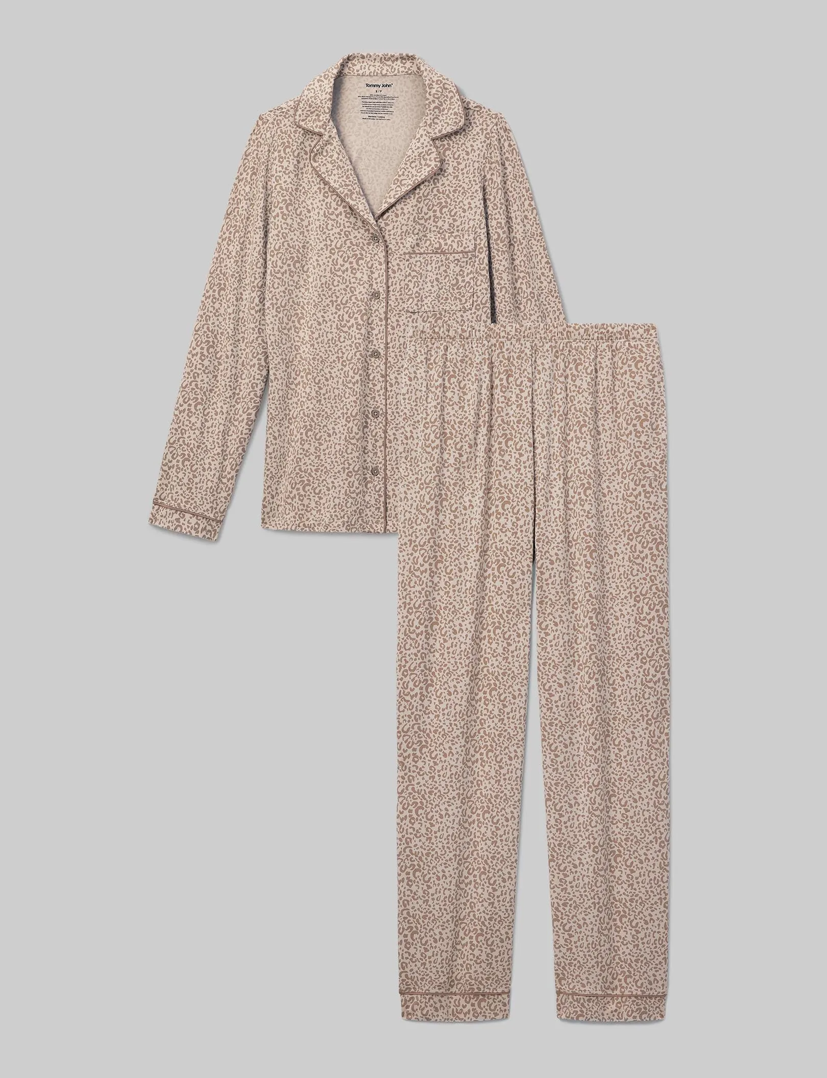 Women's Downtime Long Sleeve Pajama Top & Pant Set